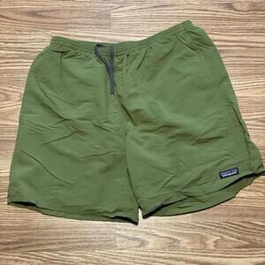 Patagonia Mens Baggies Lined Shorts 5" Green Size Large